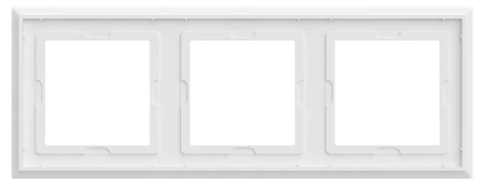 Homematic IP Rahmen IP Glasrahmen – 3-fach-5