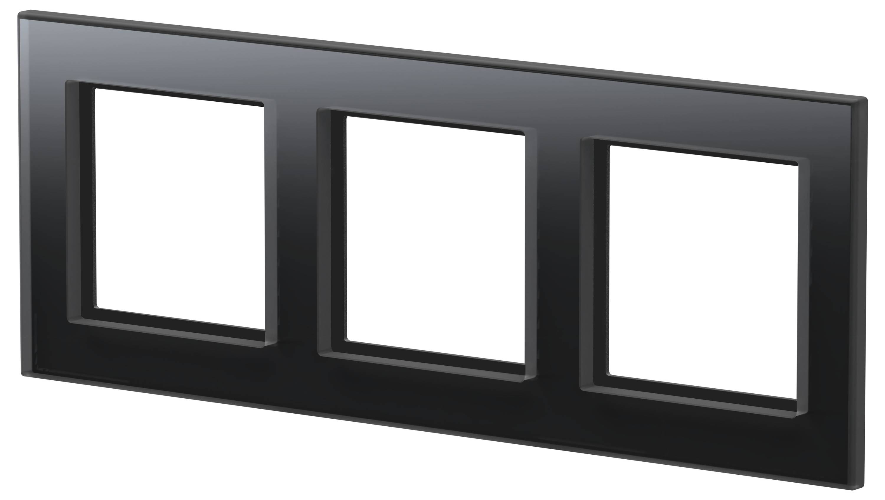 Homematic IP Rahmen IP Glasrahmen – 3-fach-2