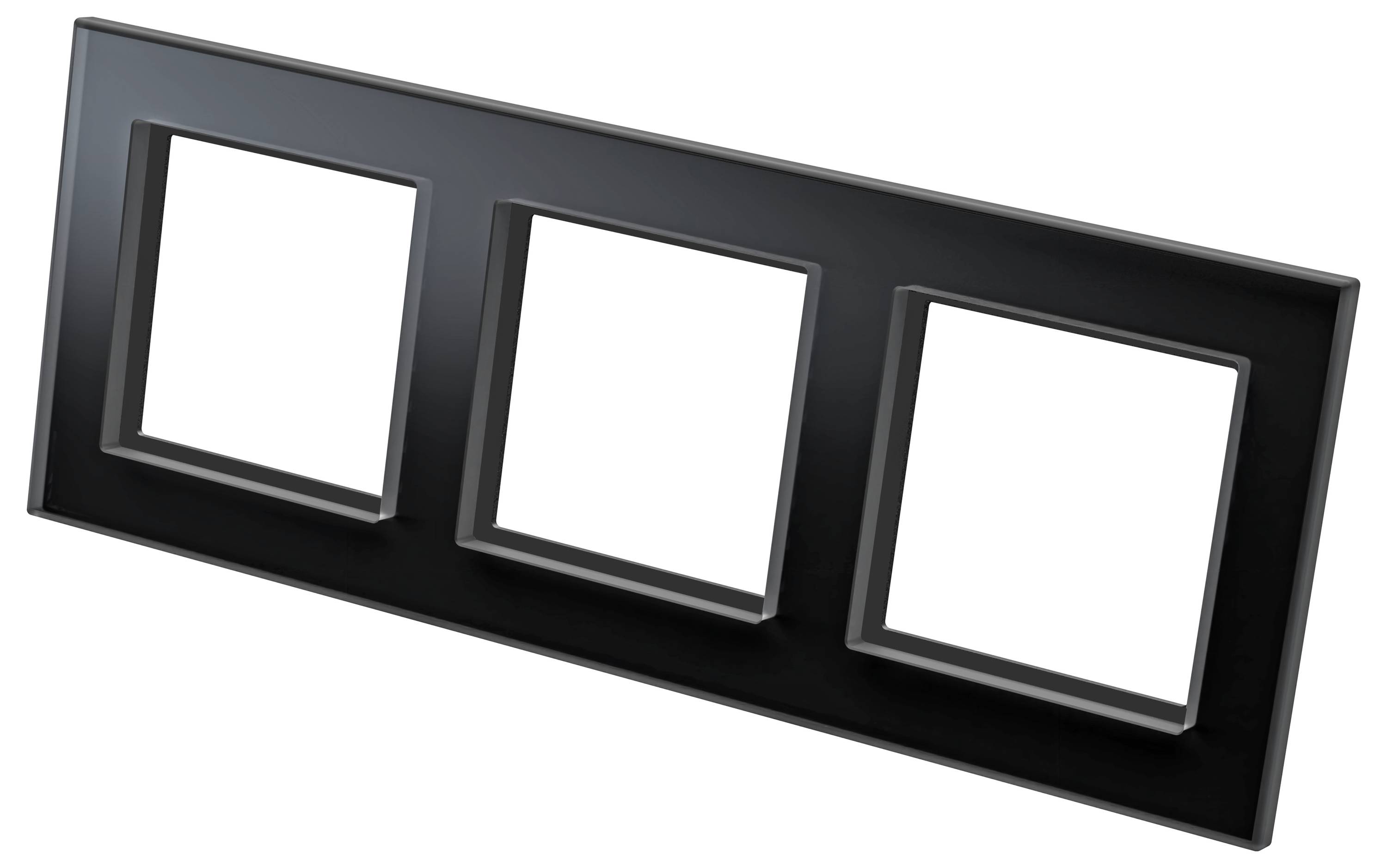 Homematic IP Rahmen IP Glasrahmen – 3-fach-3