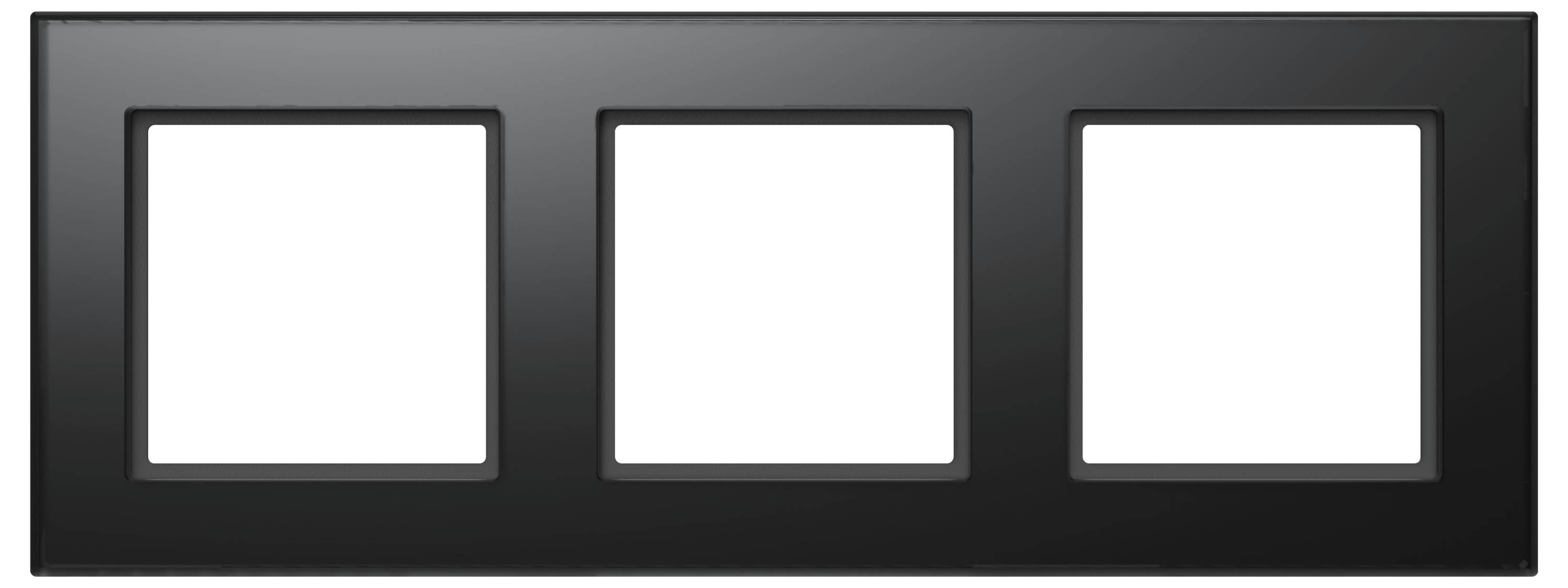 Homematic IP Rahmen IP Glasrahmen – 3-fach-4