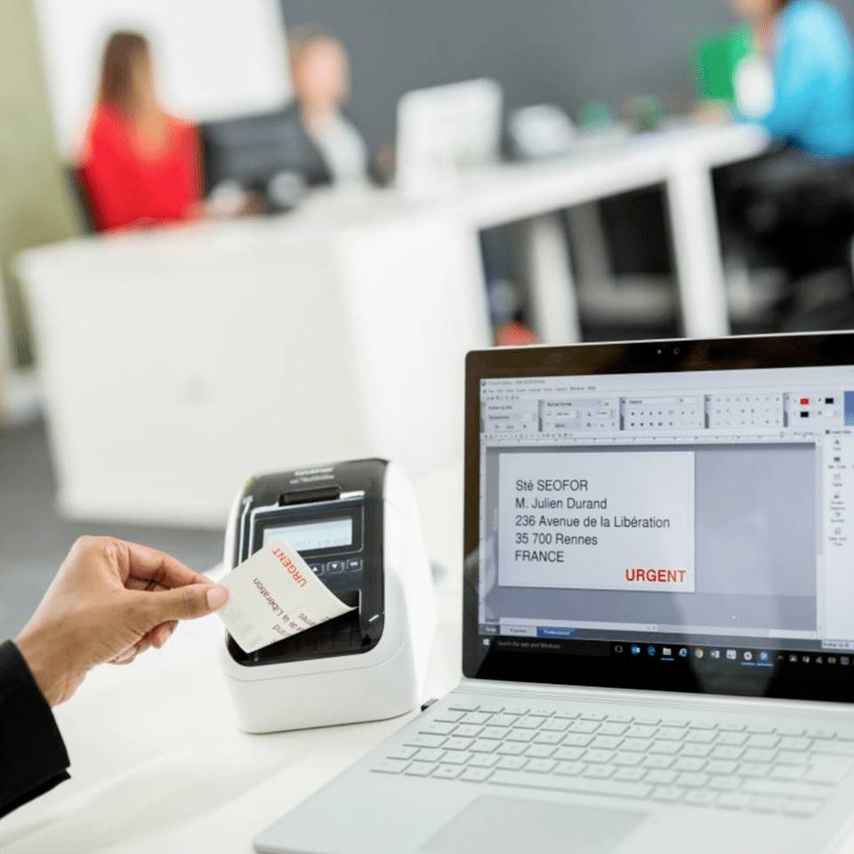 Brother QL-820NWBc - Etikettendrucker Etikettendrucker Thermodirekt 300 x 600 dpi Etikettenbreite (max.): 62 mm-5