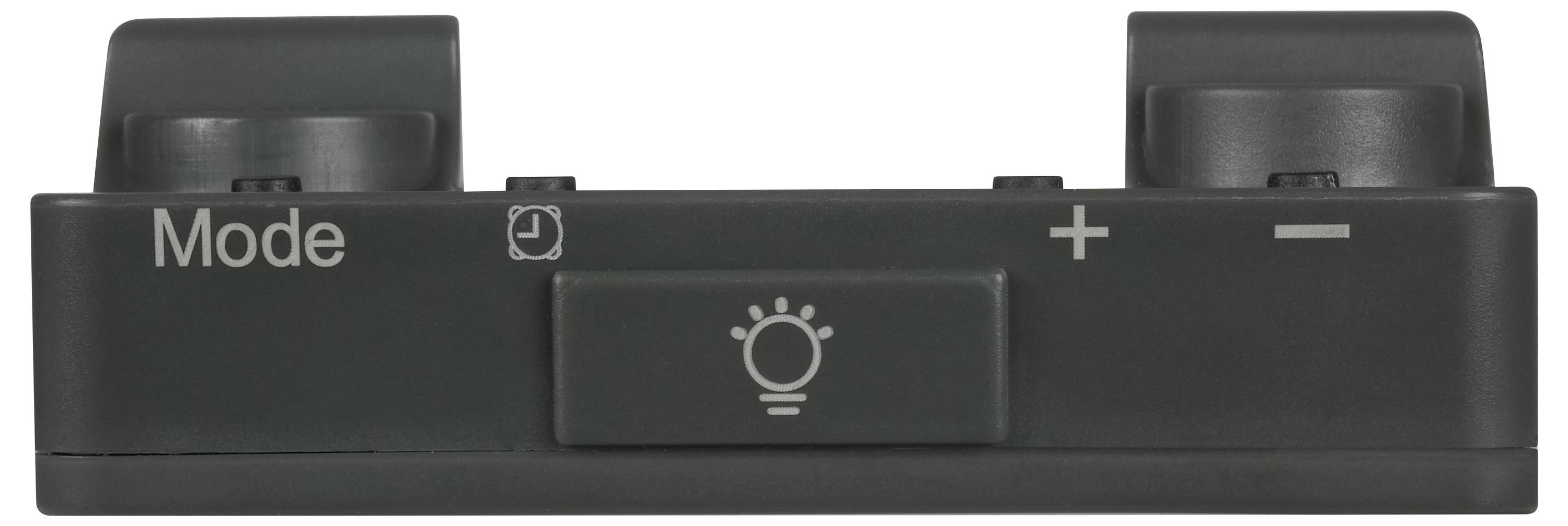 TFA Dostmann 60.2045.10 Quarz Wecker Grau Alarmzeiten 1-3