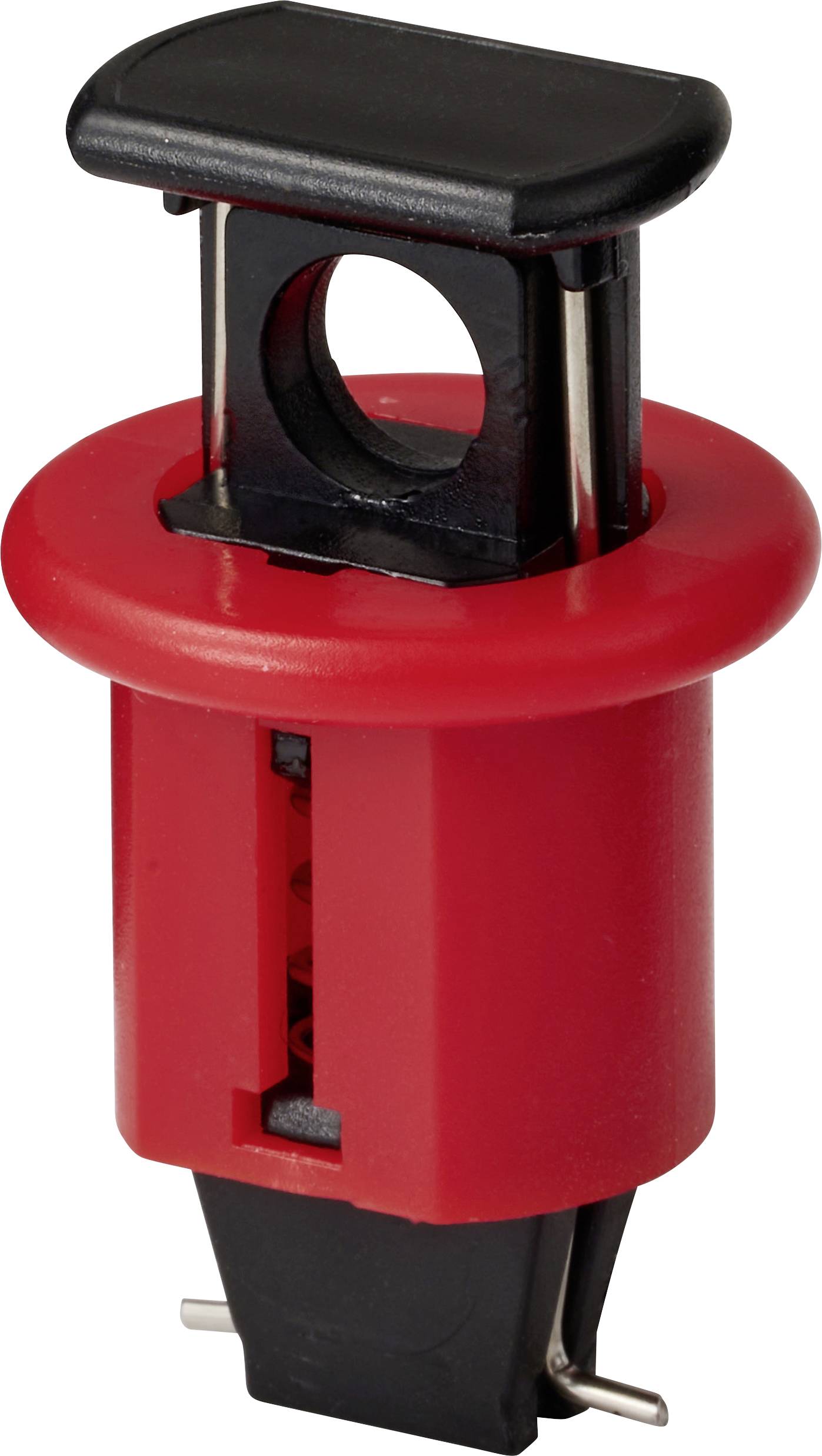 Sygonix SY-6872530 Verriegelung 24 mm Rot/Schwarz Universal Verriegelung Leistungsschalter bis 12mm