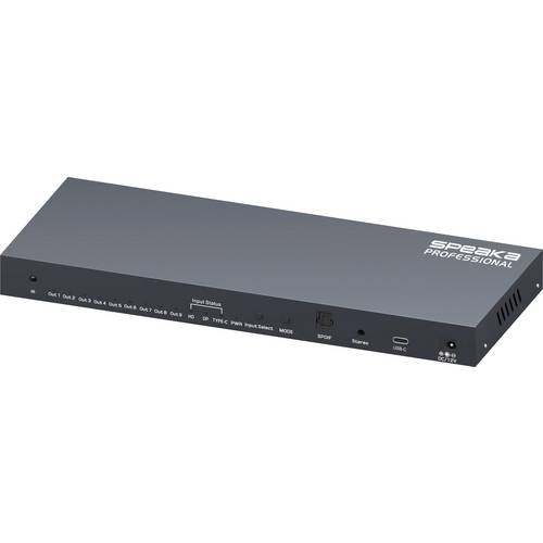 SpeaKa Professional SP-WC-200 HDMI-Switch mit Fernbedienung, Ultra HD-fähig 1980 x 1080 Pixel
