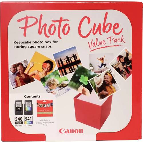 Thumbnail - Canon Fotowürfel-Set PG-540+CL-541 Original Kombi-Pack Schwarz, Color 5225B012