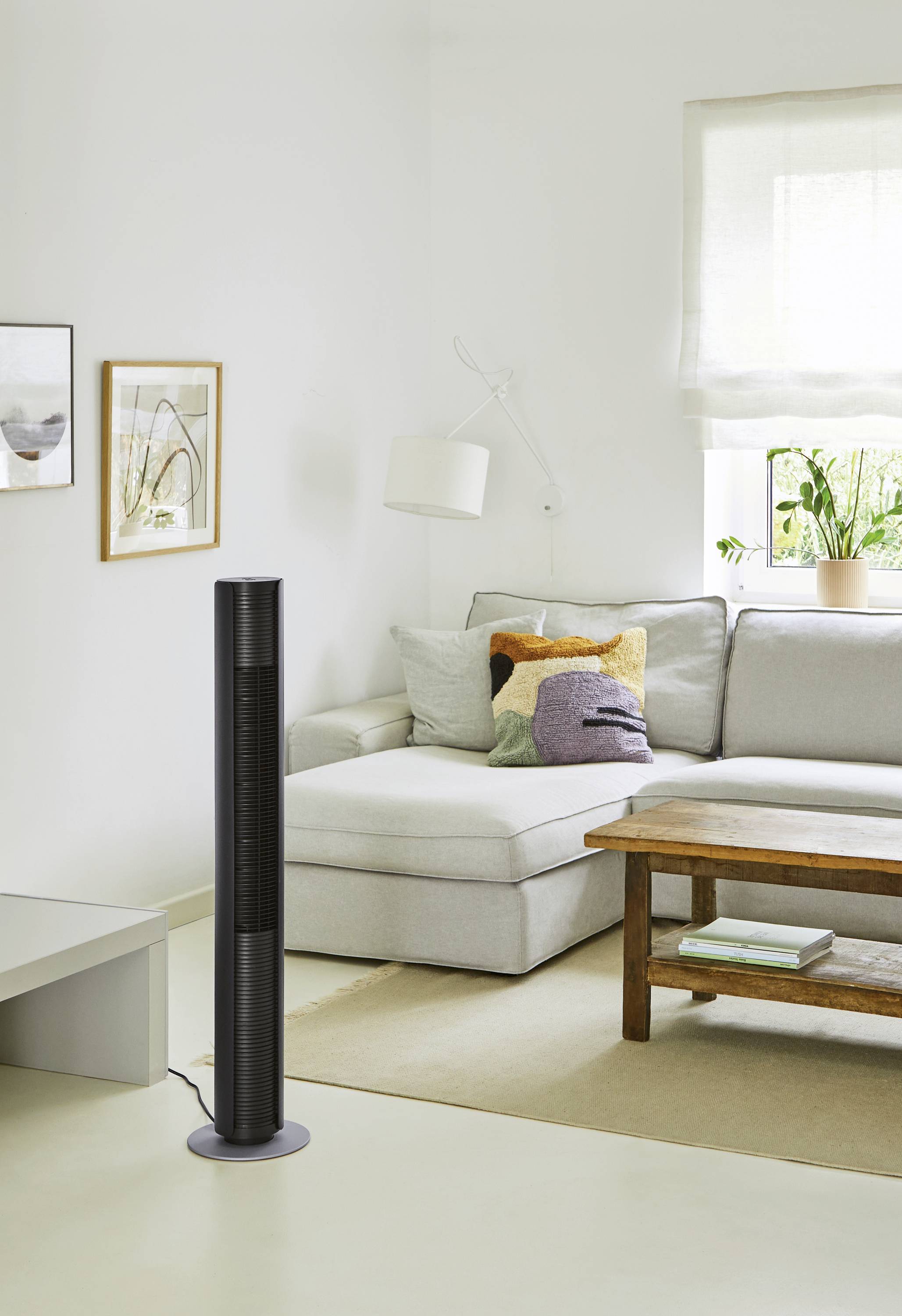 Stadler Form Peter Turmventilator 60 W (Ø x H) 24 cm x 110 cm Oszillierend, Timer, mit Fernbedienung, LED-Display, Schwe-7