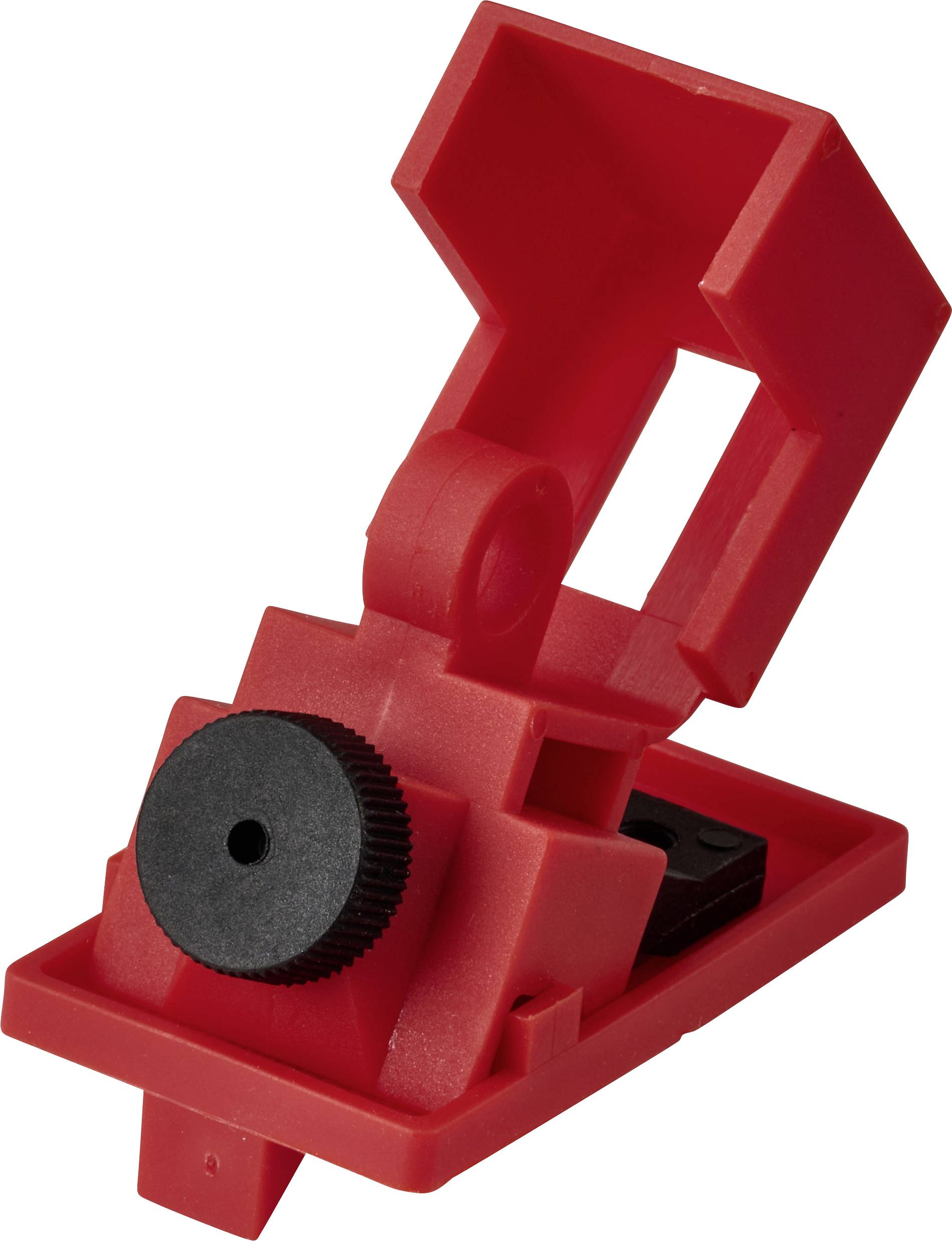 Sygonix SY-6872680 Verriegelung 28.9 mm Rot Leistungsschalter Klemme 16.5x12mm