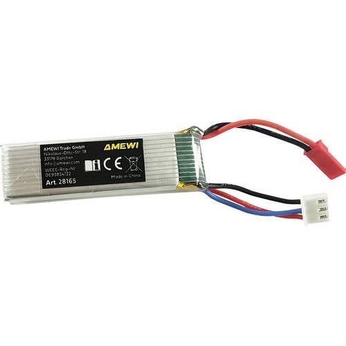 Amewi Modellbau-Akkupack (LiPo) 7.4 V 600 mAh Zellen-Zahl: 2 Softcase JST