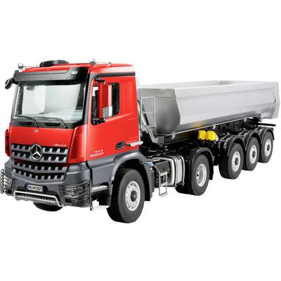 Amewi 22695 Mercedes-Benz Arocs Sattelzug mit Kippauflieger 1:14 Elektro RC Einsteiger Funktionsmodell RtR mit Lichteffe-0