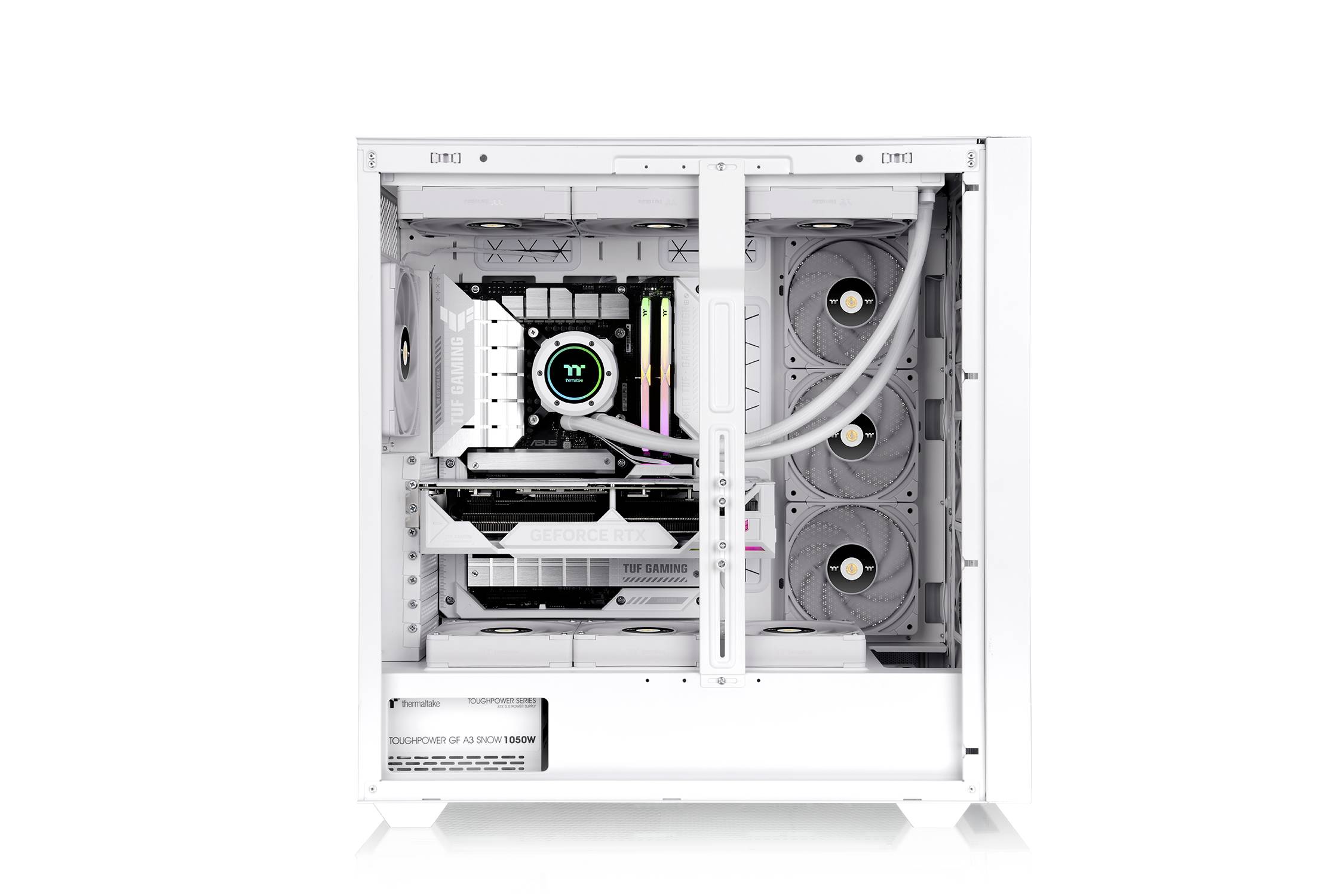 Thermaltake AX500 Snow White Full Tower Gaming-Gehäuse Schnee-Weiß-19