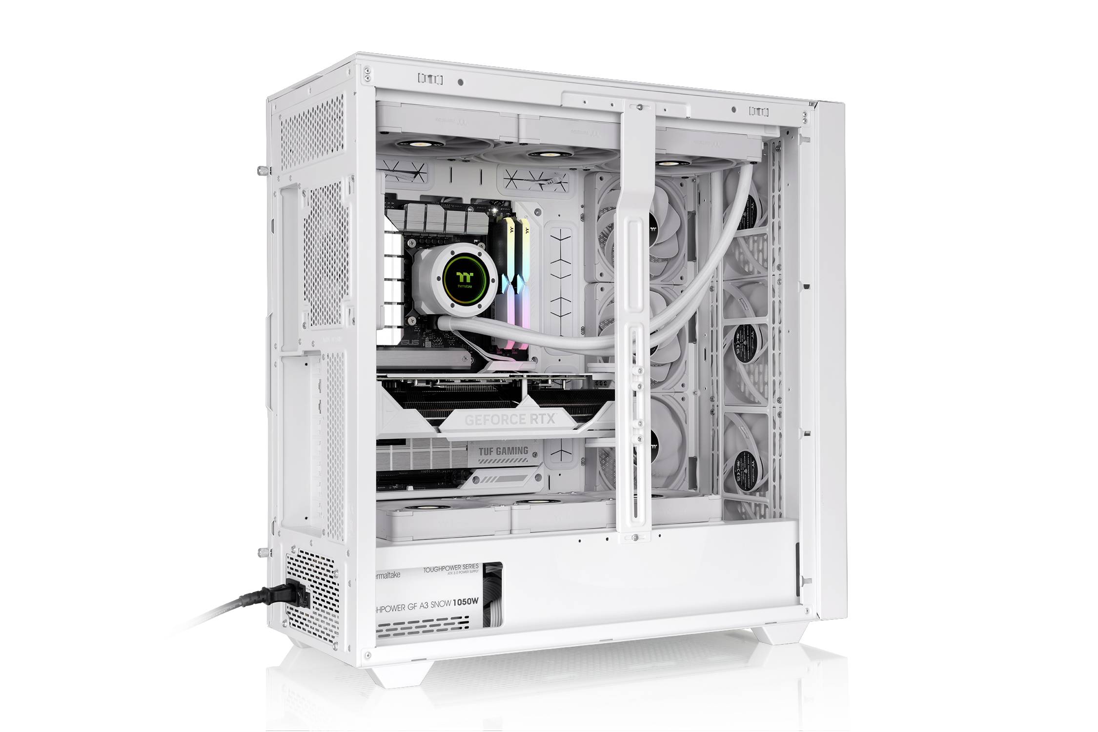 Thermaltake AX500 Snow White Full Tower Gaming-Gehäuse Schnee-Weiß-22