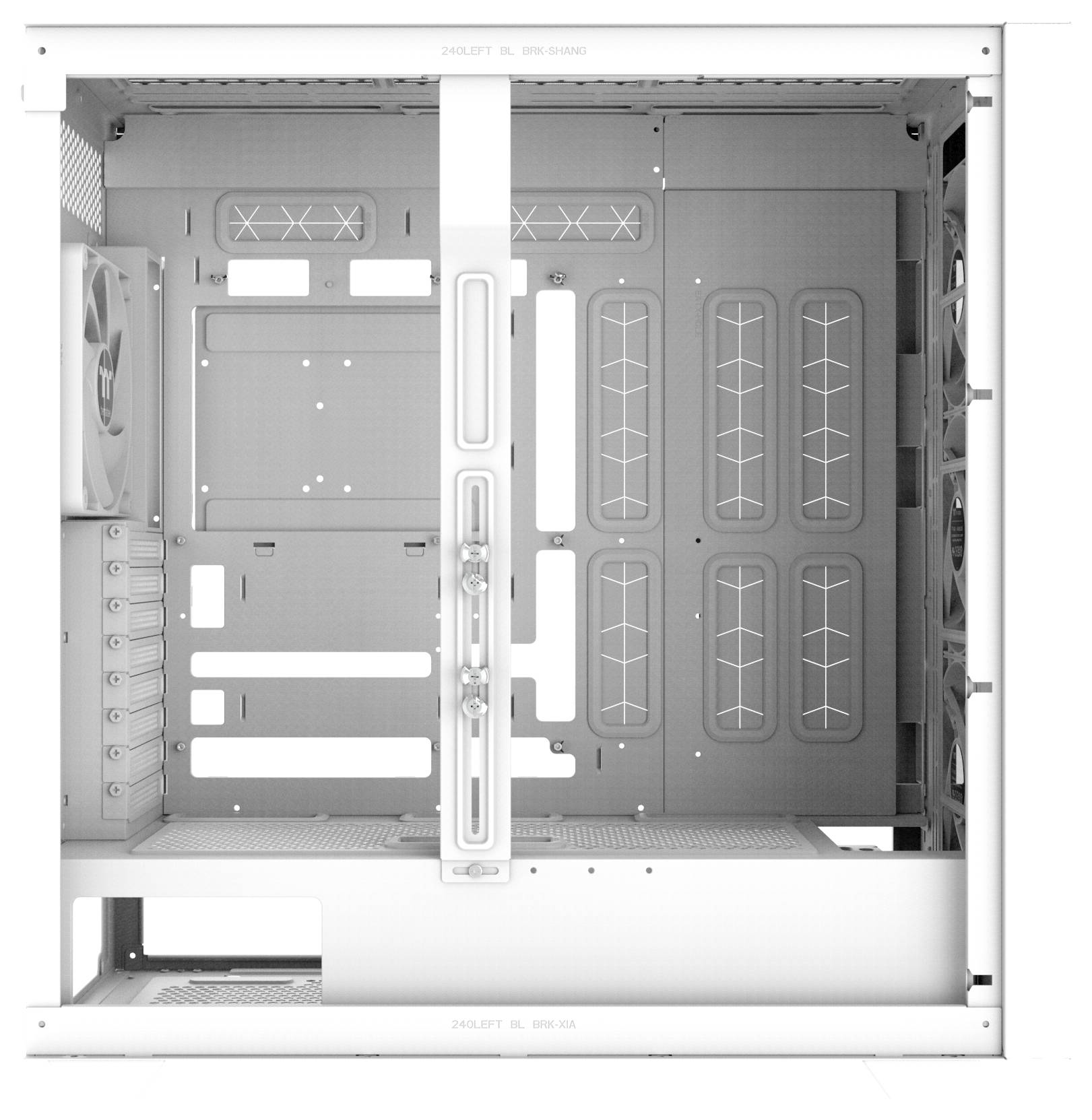 Thermaltake AX500 Snow White Full Tower Gaming-Gehäuse Schnee-Weiß-10