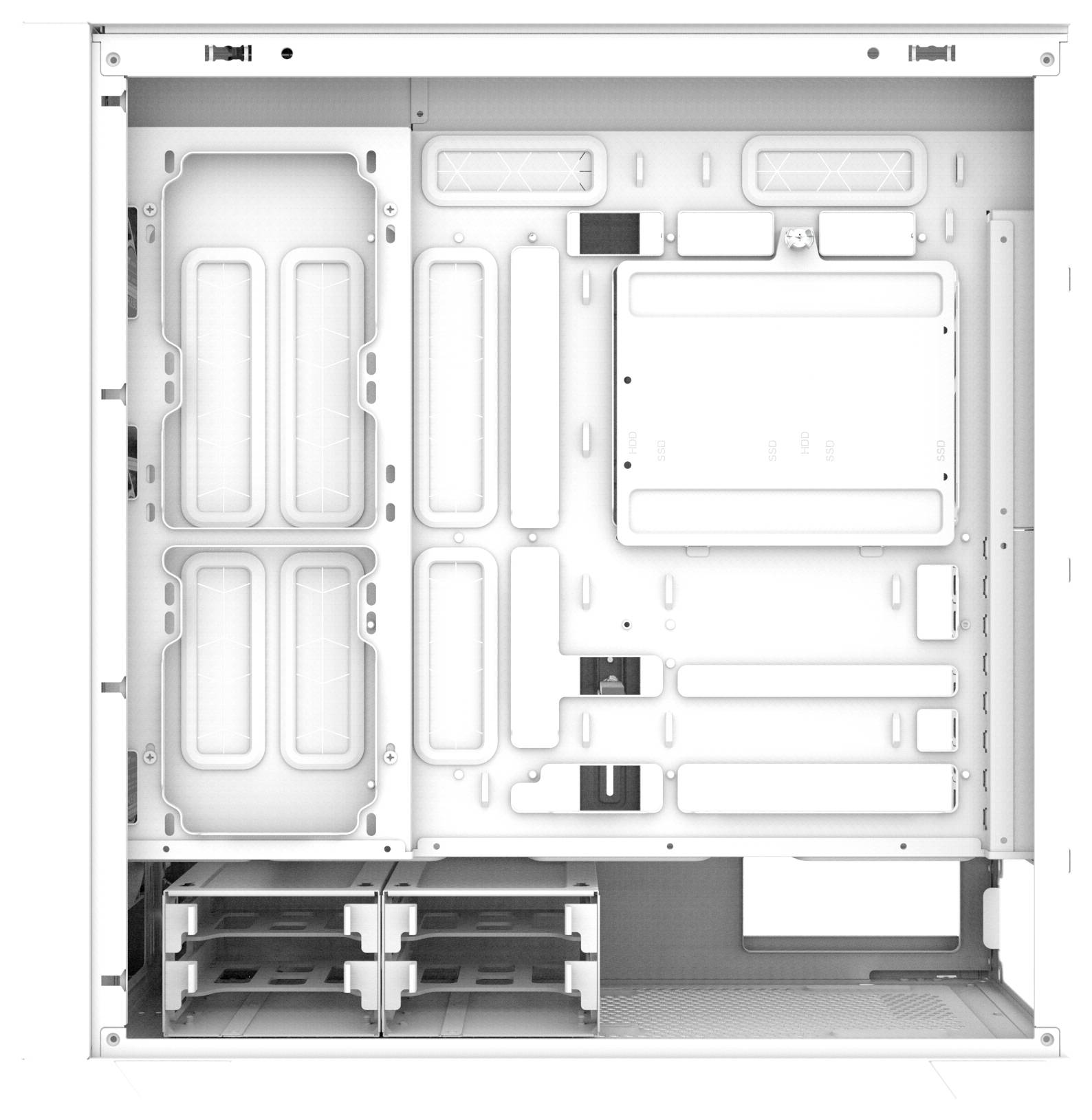 Thermaltake AX500 Snow White Full Tower Gaming-Gehäuse Schnee-Weiß-11