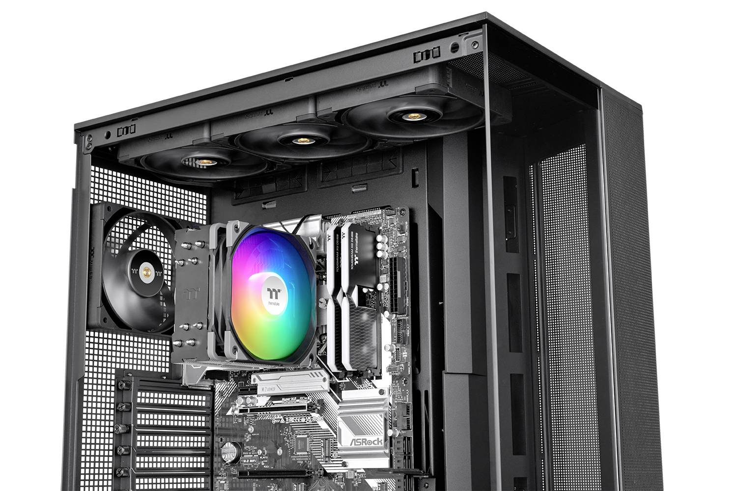 Thermaltake UX400 ARGB Air cooler CPU-Kühler mit Lüfter Intel® LGA 1851, Intel® LGA 1700, Intel® LGA 1200, Intel® LGA 11-13