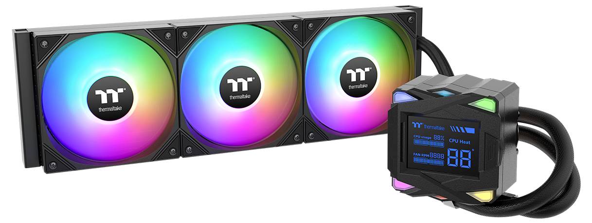 Thermaltake LA360-S ARGB Sync All-In-One Liquid Cooler System Black PC-Wasserkühlung-1