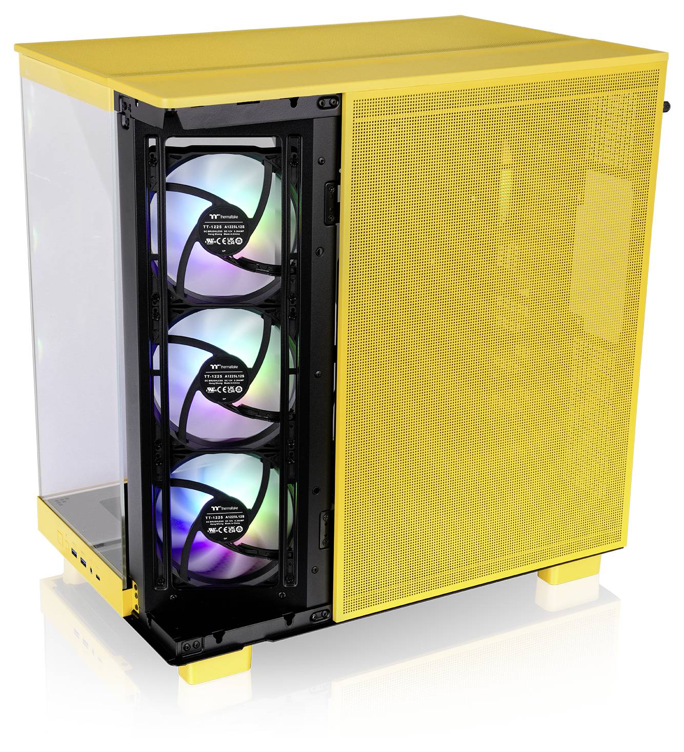 Thermaltake View 380 XL TG ARGB Bumblebee Midi-Tower PC-Gehäuse Gelb-3