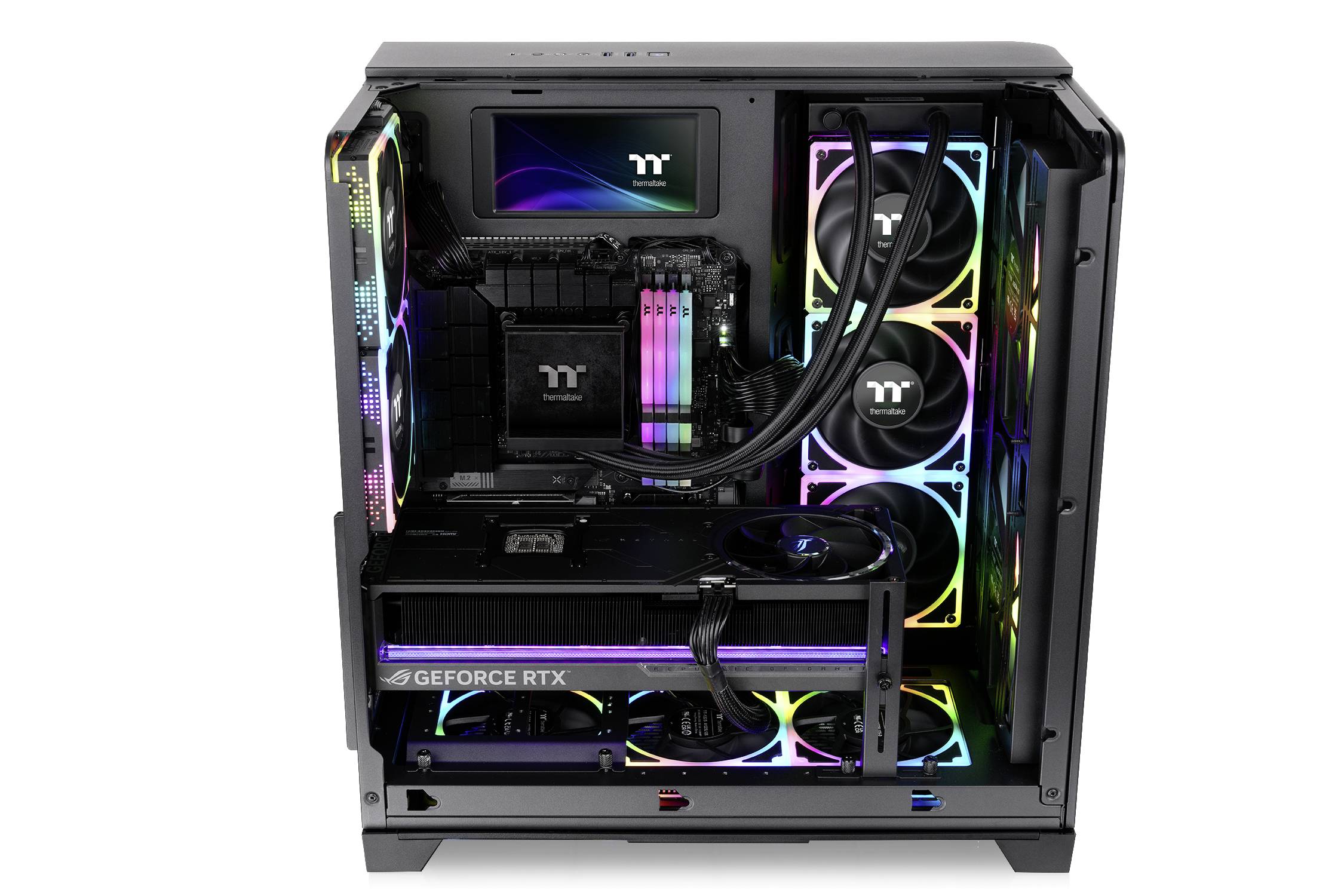 Thermaltake View 390 Air Black Midi-Tower PC-Gehäuse Schwarz-27