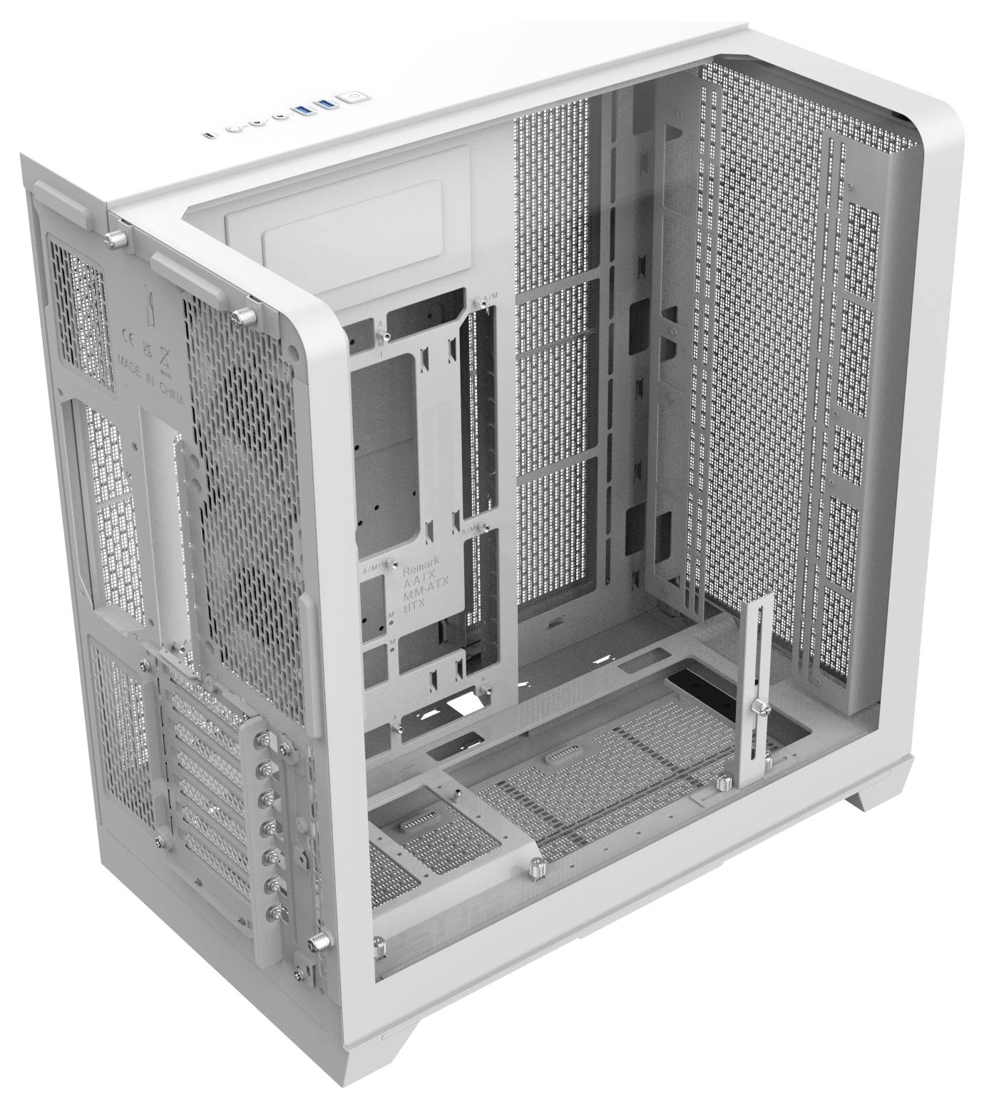 Thermaltake View 390 Air Snow White Midi-Tower PC-Gehäuse Schnee-Weiß-3