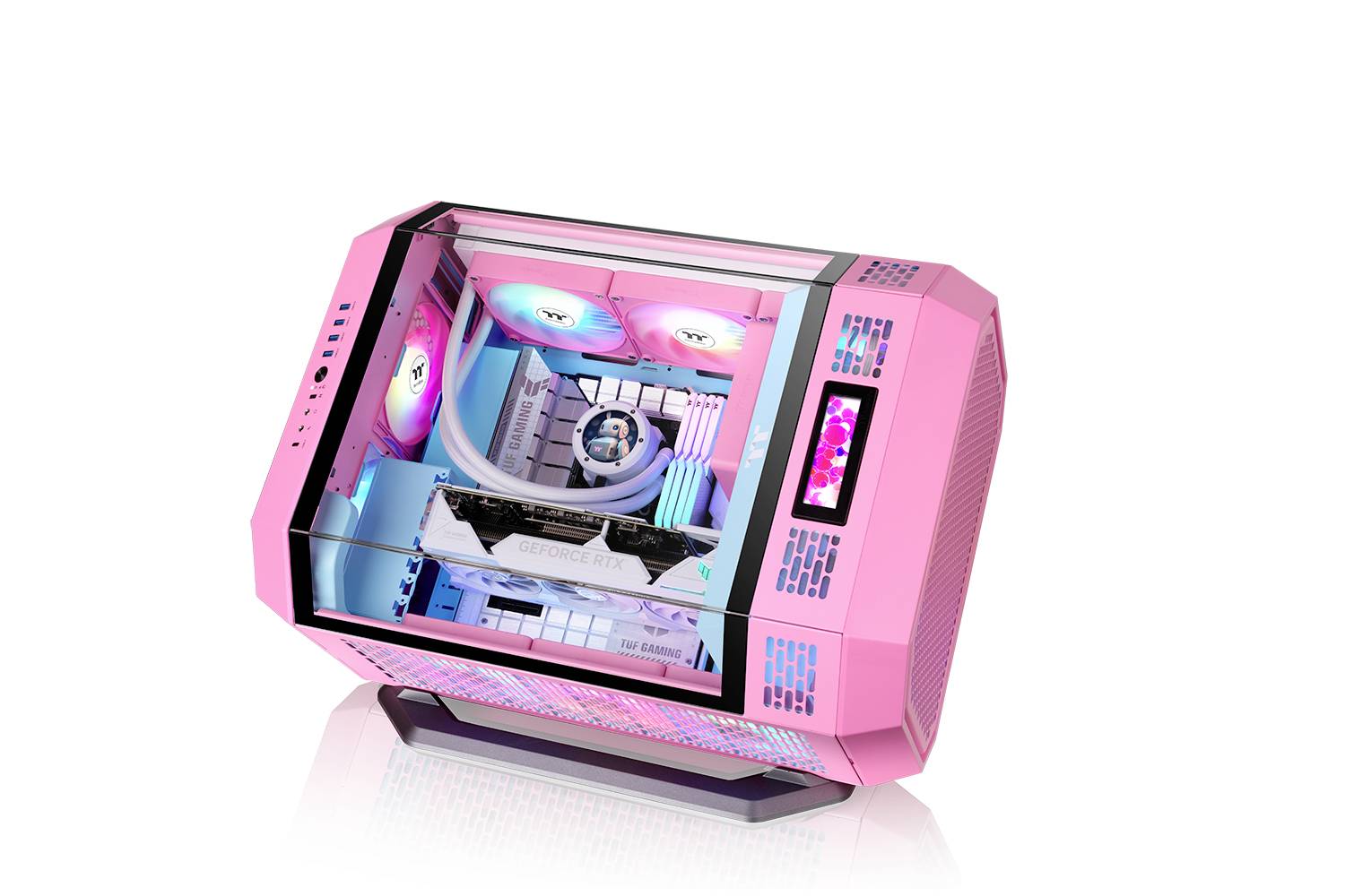 Thermaltake CT140 EX Reverse ARGB Sync PC Cooling Fan Pink 3 Pack PC-Gehäuse-Lüfter Pink (B x H x T) 120 x 120 x 25 mm-16