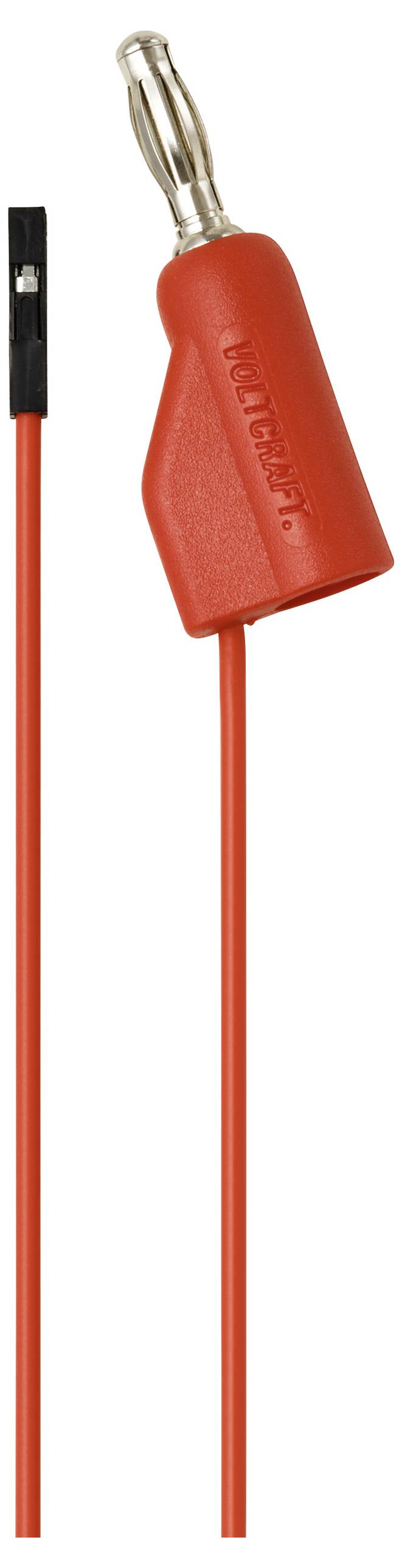 VOLTCRAFT MSL-315 rot Messleitung 4 mm-Stecker Buchse 0.64 mm 1 m Rot 1 St.-1