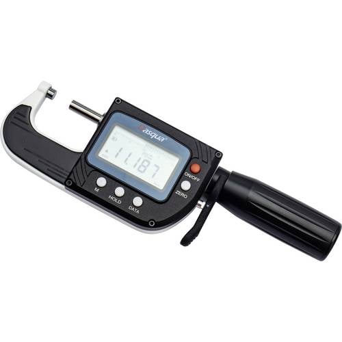 Dasqua 4105-0005 Digitales Dickenmessgerät (L x B) 160 mm x 55 mm mit digitaler Anzeige, metrisch 25 mm Ablesung: 0.01 m...