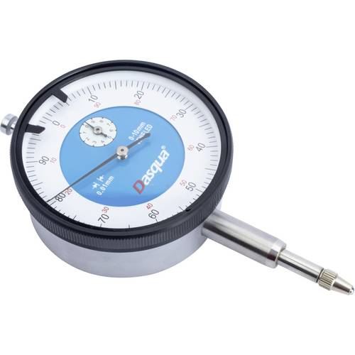 Dasqua 5111-0000 Messuhr mit Kontrollmaß 10 mm Ablesung: 0.01 mm
