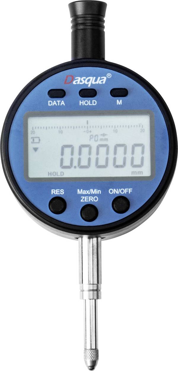 Dasqua  5900-1010 Messuhr  (L x B) 128.2 mm x 33.3 mm mit Kontrollmaß 12.7 mm Ablesung: 0.005 mm