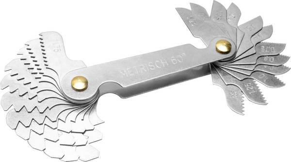 Dasqua 1501-1024 Radiuslehre metrisch 0.25 - 7 mm