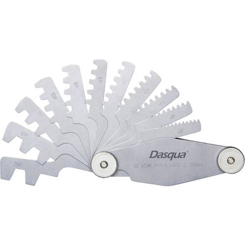 Dasqua 1041-0105 Einstelllehre 2 - 20 mm Anzahl Blätter: 12