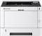 Ein Kyocera ECOSYS P3050dn Laserdrucker mit Bedienfeld oben.