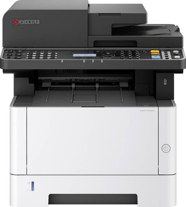 Kyocera ECOSYS MA 3500 fx Multifunktionsdrucker Laser Schwarz-Weiß A4 Drucker, Scanner, Kopierer, Fax