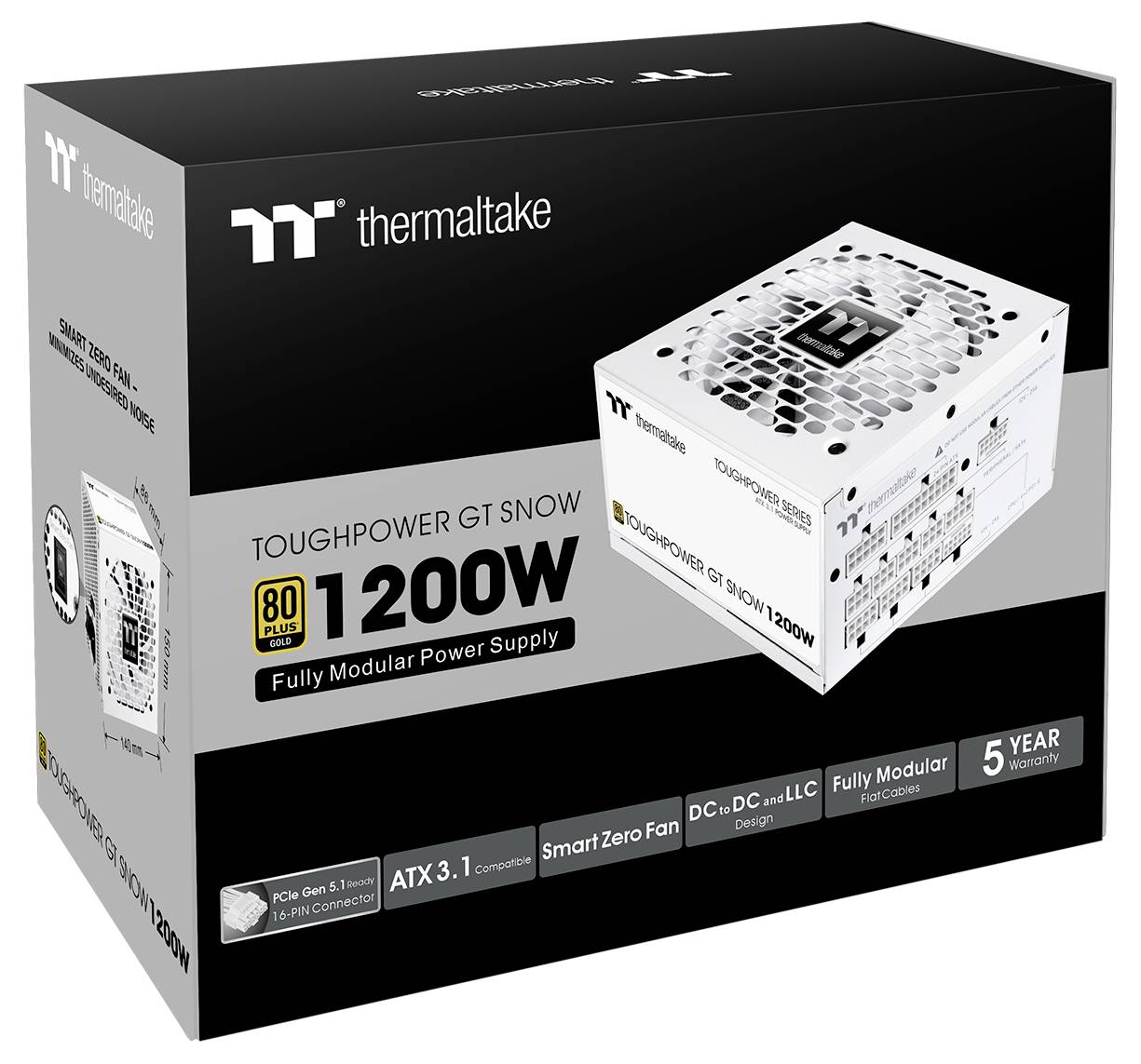 THERMALTAKE - Toughpower GT Snow PC Netzteil ATX - PC-/Server Netzteil - ATX-11