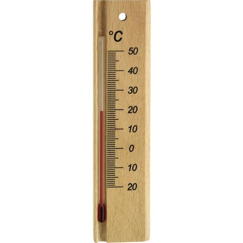 Thumbnail - TFA Dostmann Analoges Innenthermometer aus Buche Thermometer Holz 12.1053.05