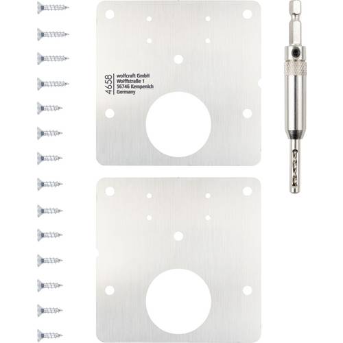 Wolfcraft Rep.Montageplattenset f. Topfscharnier 1 St.