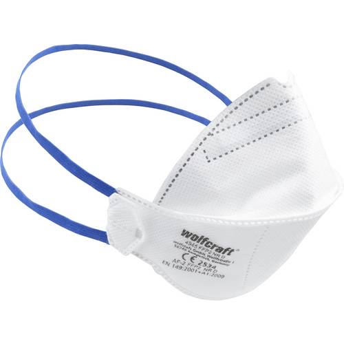 Thumbnail - Wolfcraft 4945000 Feinstaubmaske ohne Ventil FFP2 D 2 St. EN 149:2001 + A1:2009