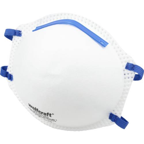 Wolfcraft 4946000 Feinstaubmaske ohne Ventil FFP2 D 15 St. EN 149:2001 + A1:2009