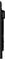 Seitenansicht eines Flachbildfernsehers, die dessen dünnes Profil und rückseitige Anschlüsse zeigt und dabei das elegante Design und die minimalistische Form betont.