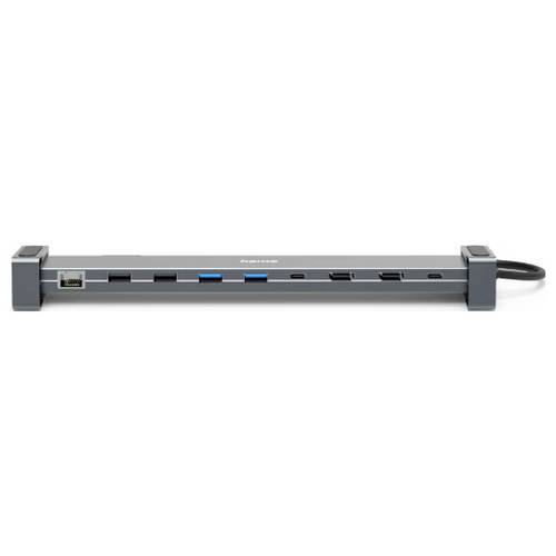 Thumbnail - hama 00200145 USB-C-Docking-Station Connect2Office Basic V2, Standfüße, 9 Ports