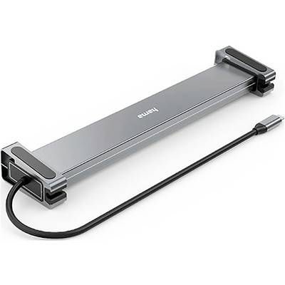 hama 00200145 USB-C-Docking-Station "Connect2Office Basic V2", Standfüße, 9 Ports-4
