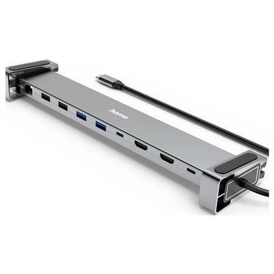 hama 00200145 USB-C-Docking-Station "Connect2Office Basic V2", Standfüße, 9 Ports-5