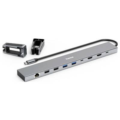 hama 00200145 USB-C-Docking-Station "Connect2Office Basic V2", Standfüße, 9 Ports-7