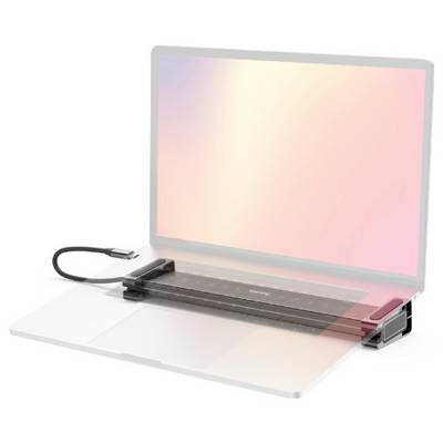 hama 00200145 USB-C-Docking-Station "Connect2Office Basic V2", Standfüße, 9 Ports-8