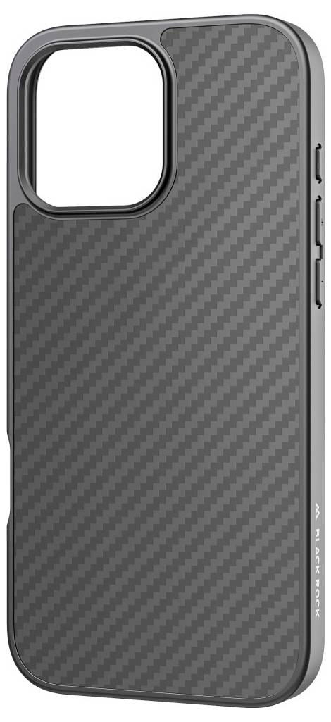 Black Rock Cover "Robust Carbon" für Apple iPhone 16 Pro Max, Schwarz Cover Apple iPhone 16 Pro Max Schwarz 1630RRC02-1
