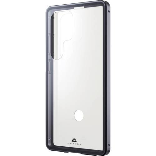 Black Rock Cover 360° Glass für Samsung Galaxy S25 Ultra, Schwarz Cover Samsung Galaxy S25 Ultra Schwarz, Transparent 00...