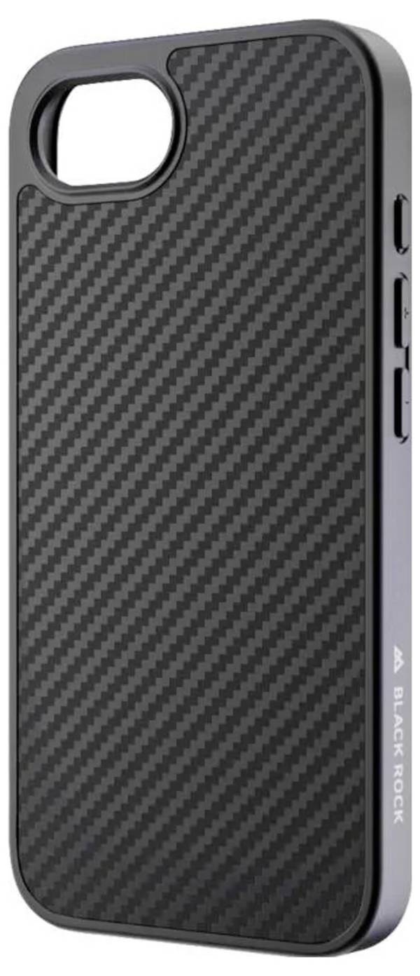 Black Rock Cover "Robust Carbon" für Apple iPhone 16e, Schwarz Cover Apple iPhone 16e, iPhone 17e Schwarz 00229685