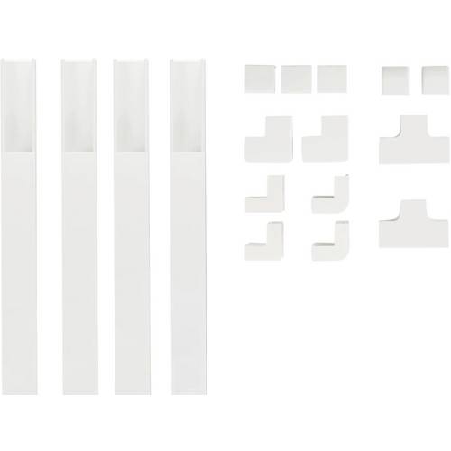 Hama 00221017 Kabelkanal (B x T) 24 mm x 14 mm 4 St. Weiß