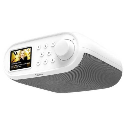 Thumbnail - Hama Digitalradio DIR400, DAB+/Internetradio/Bluetooth® RX/App, Wecker, Weiß Internetradio HiFi-Tuner Weiß
