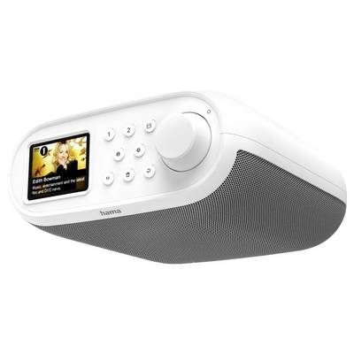 hama 00054259 Digitalradio "DIR400", DAB+/Internetradio/Bluetooth® RX/App, Wecker, Weiß-0