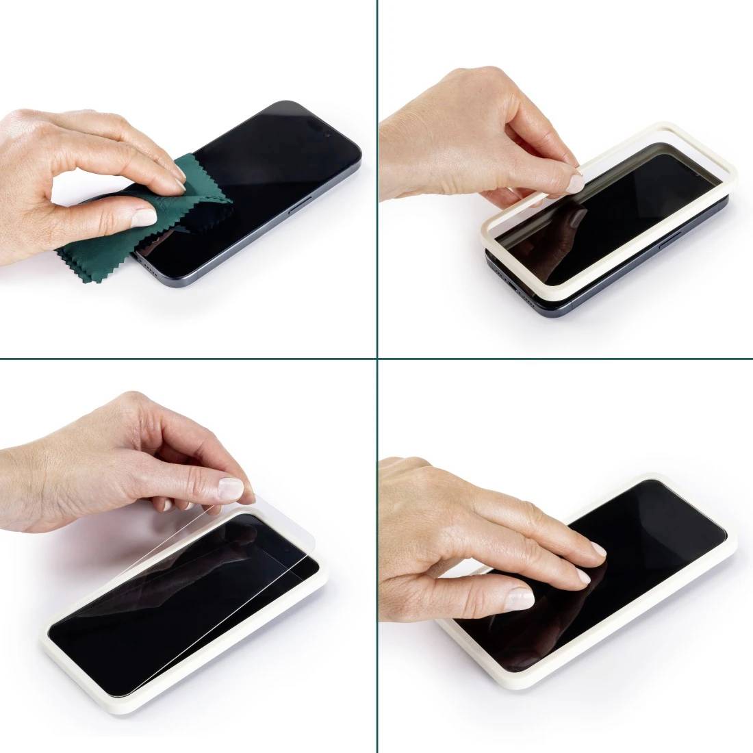 hama 00222700 Handy-Schutzglas "Clear Protect" für Pixel 9/9 Pro/10/10 Pro, Montagehilfe-11