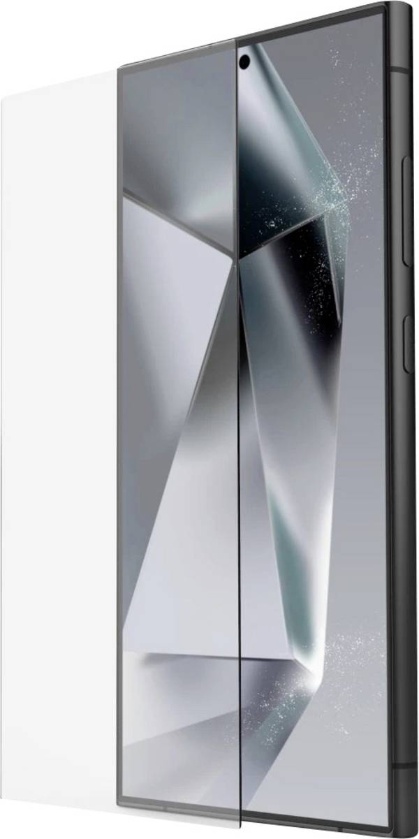 hama 00228522 Handy-Schutzglas "Clear Protect" für Samsung Galaxy S25 Ultra, Montagehilfe